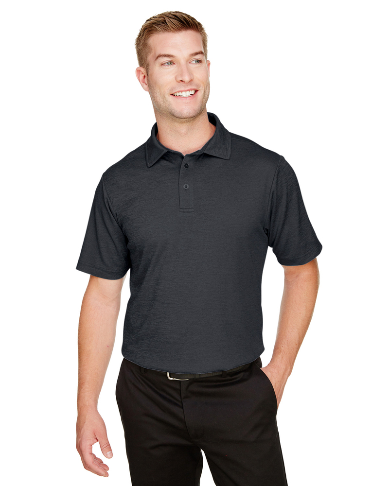 Devon & Jones CrownLux Performance™ Men's Address Melange Polo. DG22